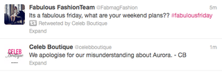 Illustration for article titled Idiotic Online 'Celeb Boutique' Briefly Thrilled That Aurora Was Trending